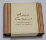 Antique Sandalwood Soap Bar (Vegan) - All Natural Bar Soap - Handmade Soap Made With Shea Butter and Olive Oil