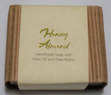 Honey Almond Soap - All Natural Bar Soap - Handmade Soap Made With Shea Butter, Olive Oil and Turmeric Powder