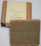 Eucalyptus Lime Hair, Body and Beard Soap Bar - Vegan - All Natural Bar Soap - Handmade Soap Made With Shea Butter and Olive Oil