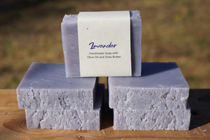 Lavender Soap Bar - All Natural Bar Soap - Handmade Soap Made With Shea Butter and Olive Oil