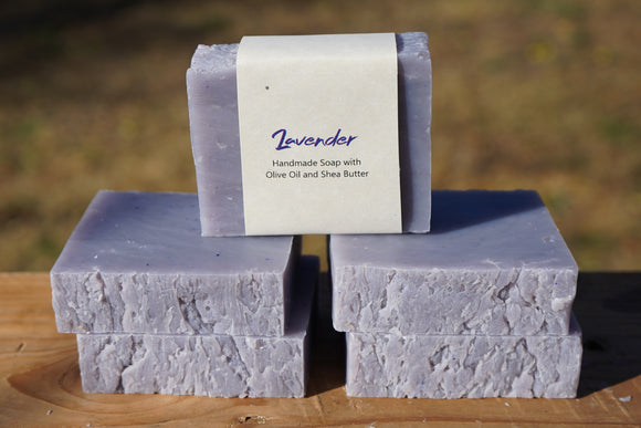 Lavender Soap Bar - All Natural Bar Soap - Handmade Soap Made With Shea Butter and Olive Oil