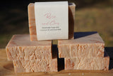 Rose and Clay - Organic - All Natural Bar Soap - Handmade Soap Made With Organic Extra Virgin Olive Oil